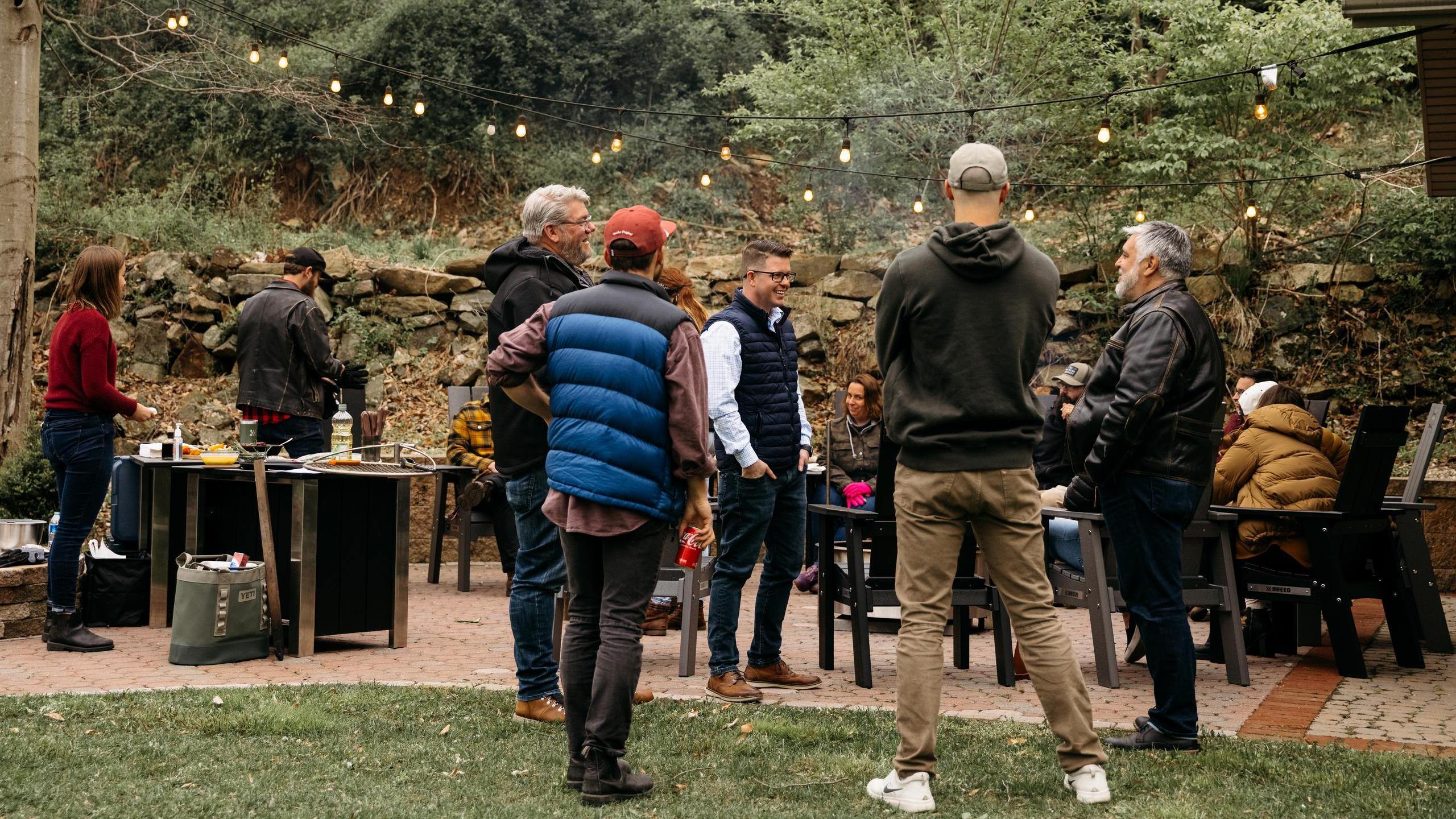 Gathering around the fire with the X Series furniture