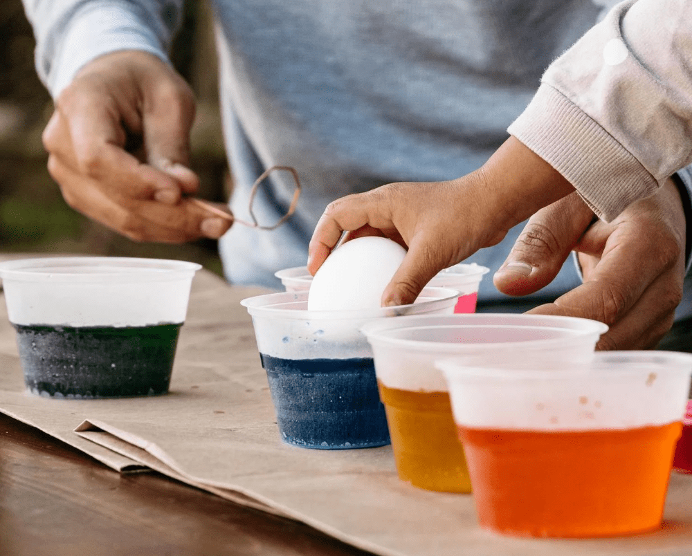 Over-the-Fire Easter Eggs made with a Breeo Fire pit