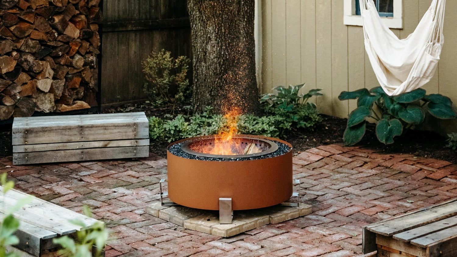 Luxeve Fire Pit - Earth Rust