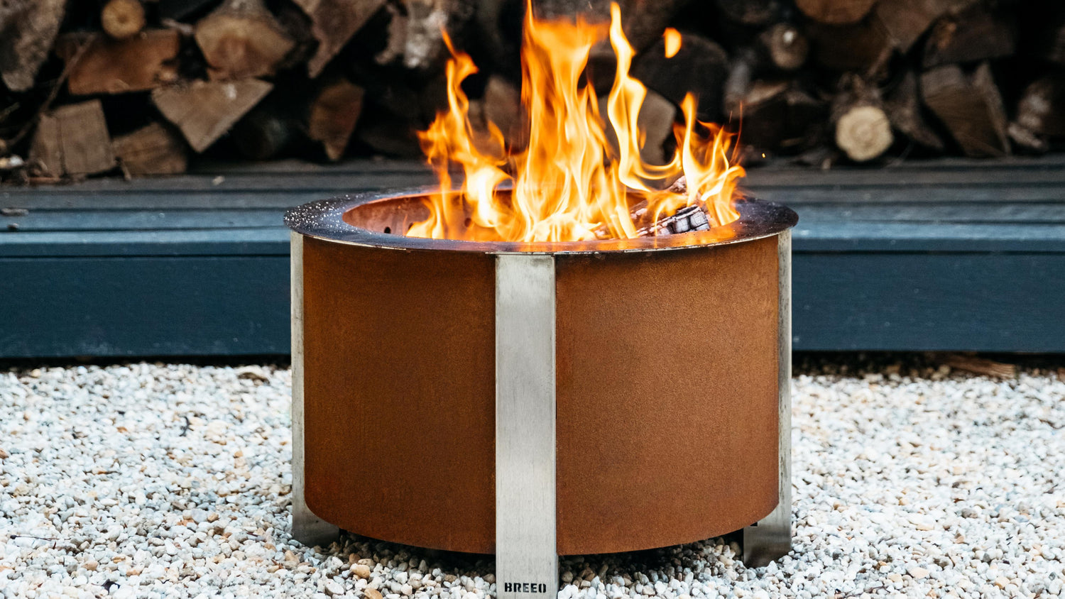 This is an image of the Corten X Series Firepit