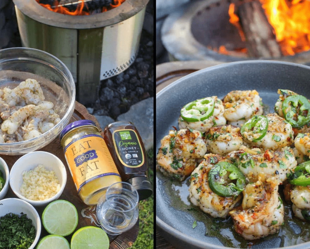 Honey Tequila Lime Shrimp With Derek Wolf made on a Breeo Y Series