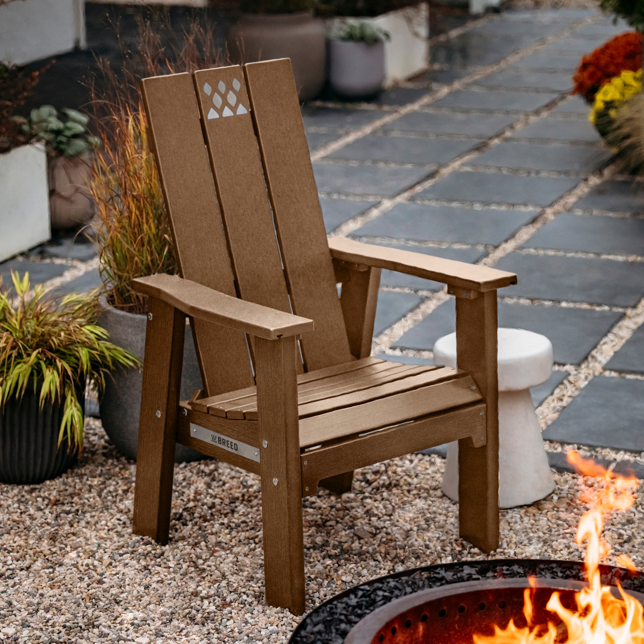 Antique Mahogany Breeo chair