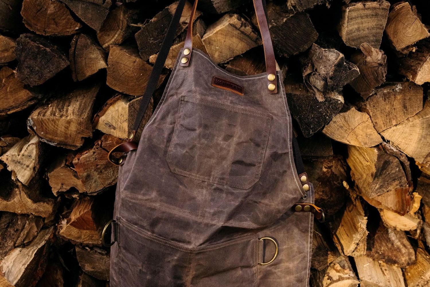 This is an image of the Breeo Waxed Canvas Apron