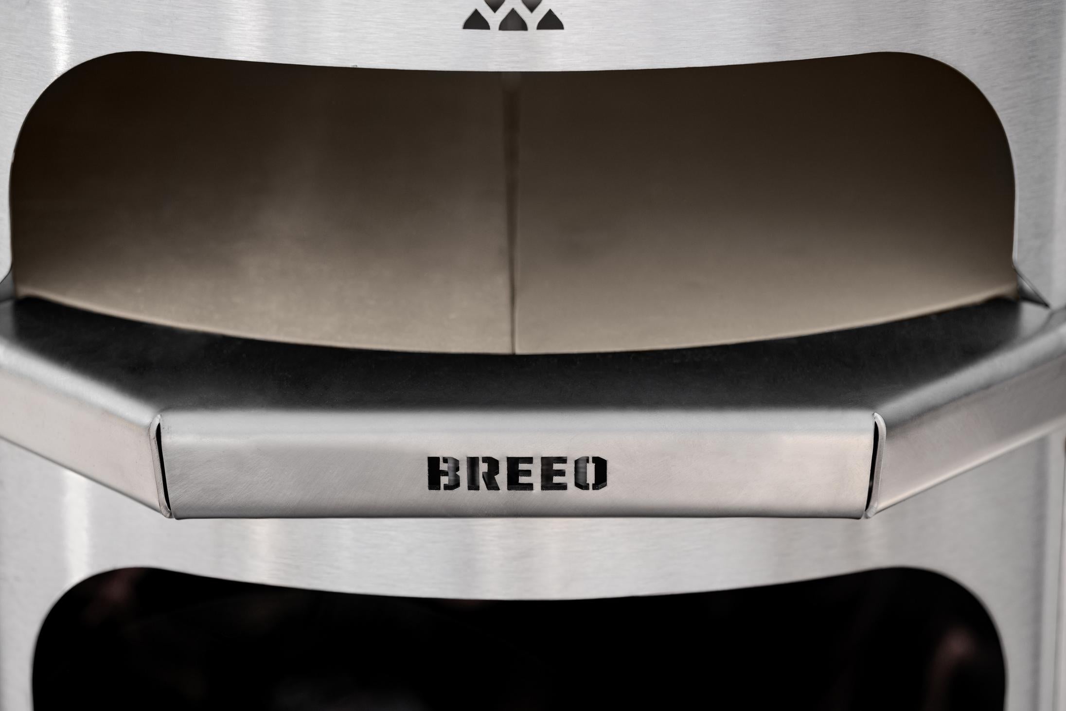 This is an image of the front opening on the Breeo Pizza Oven