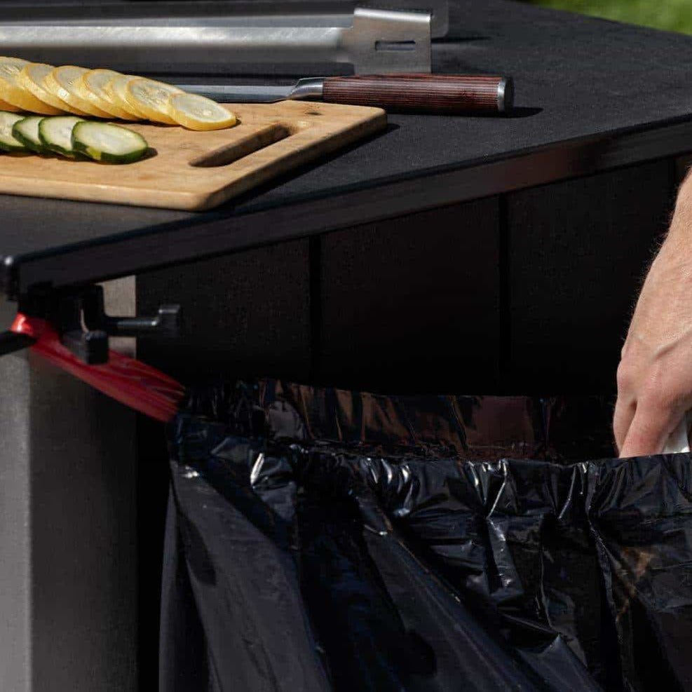 This is an image of the Outrig Tri-hook used to hang a trash bag