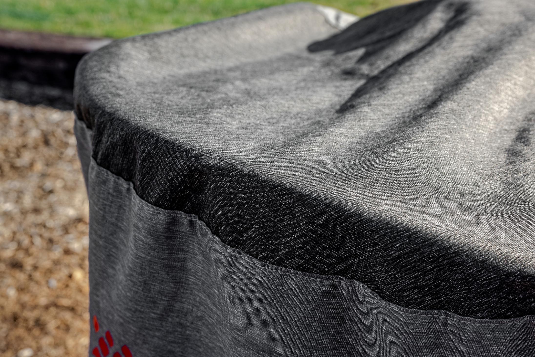 This is an image that shows the material and color of the pizza oven cover