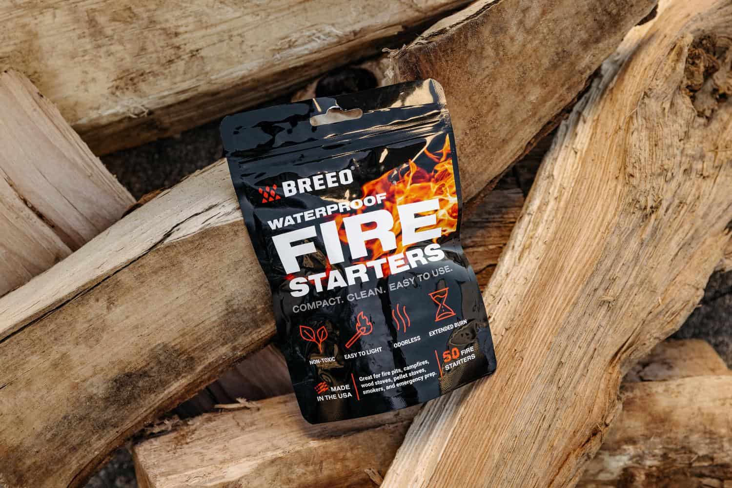 Breeo waterproof firestarters