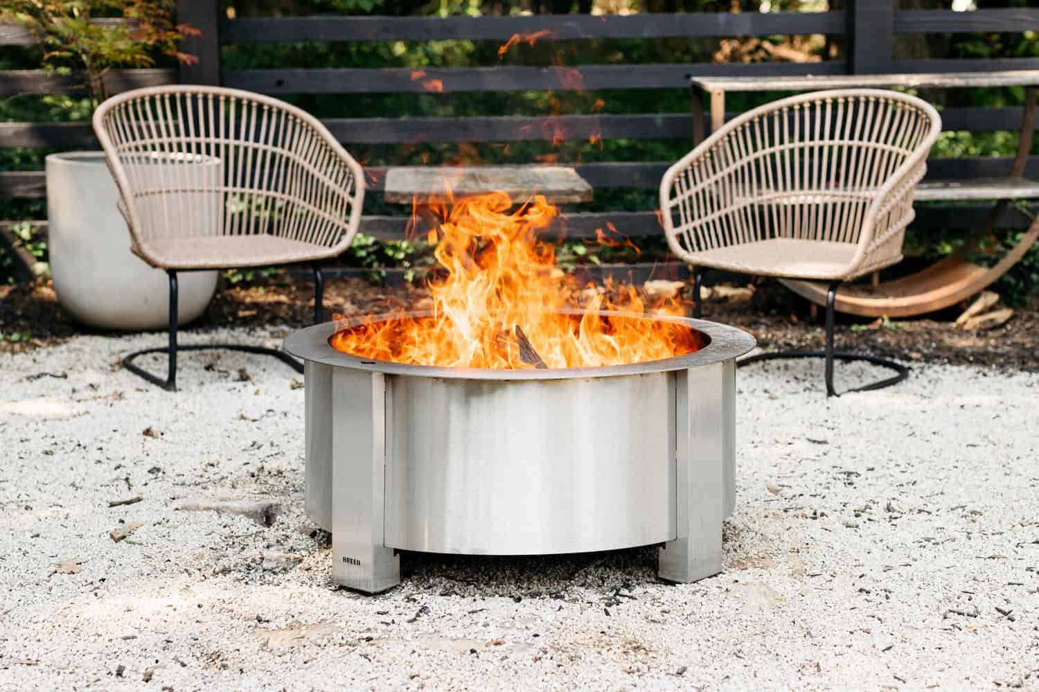 X30 Stainless firepit