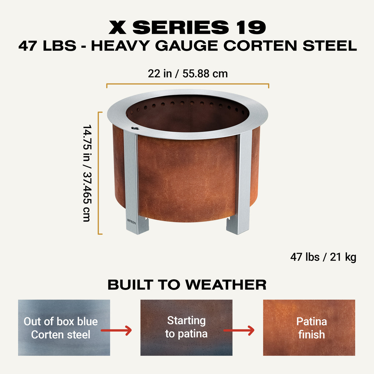 X Series Smokeless Fire Pit