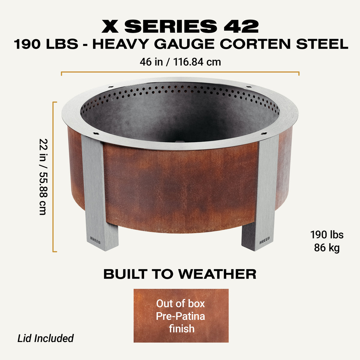X Series Smokeless Fire Pit