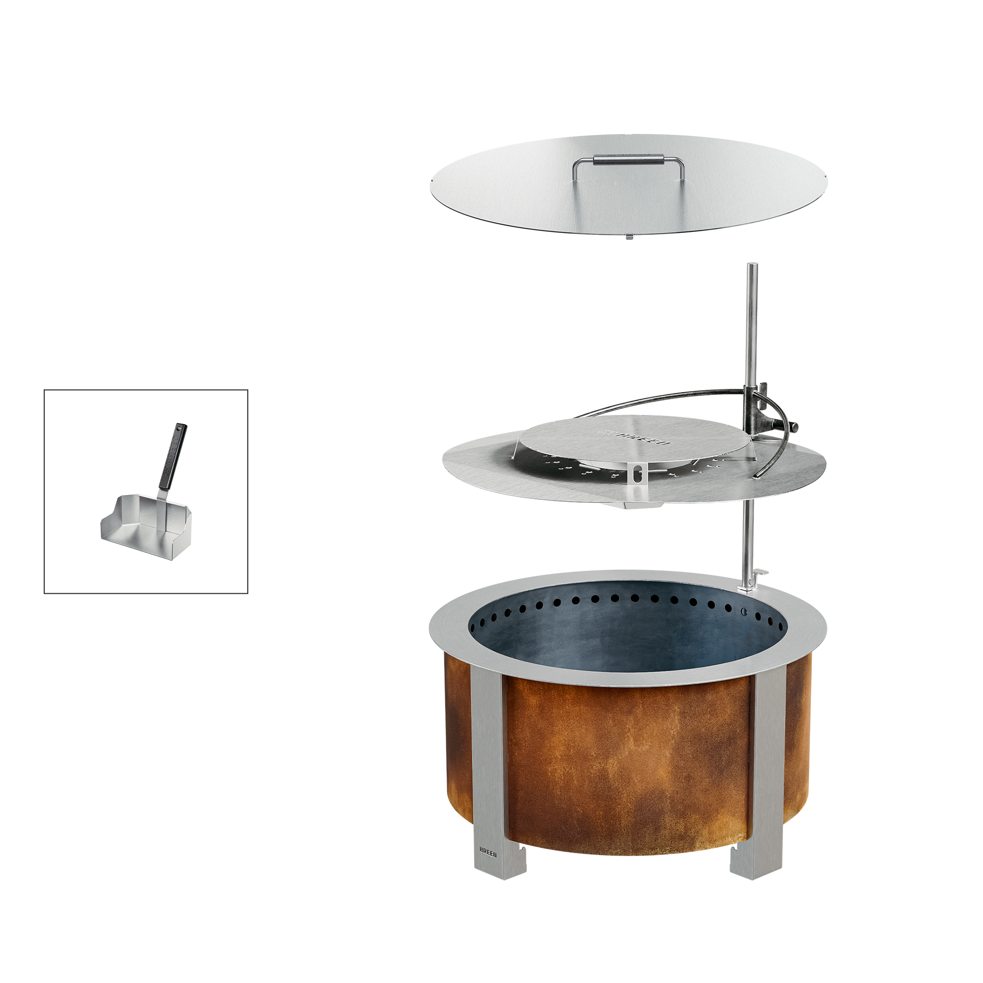 Backyard Warmth Bundle X24 Corten