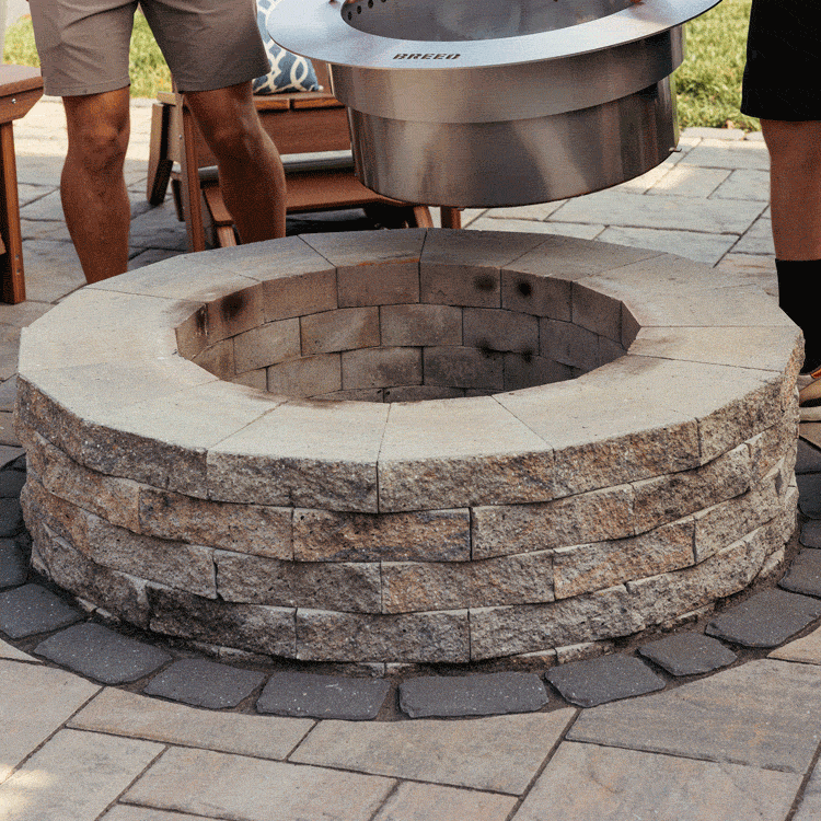 Zentro Stainless Steel Smokeless Fire Pit Insert