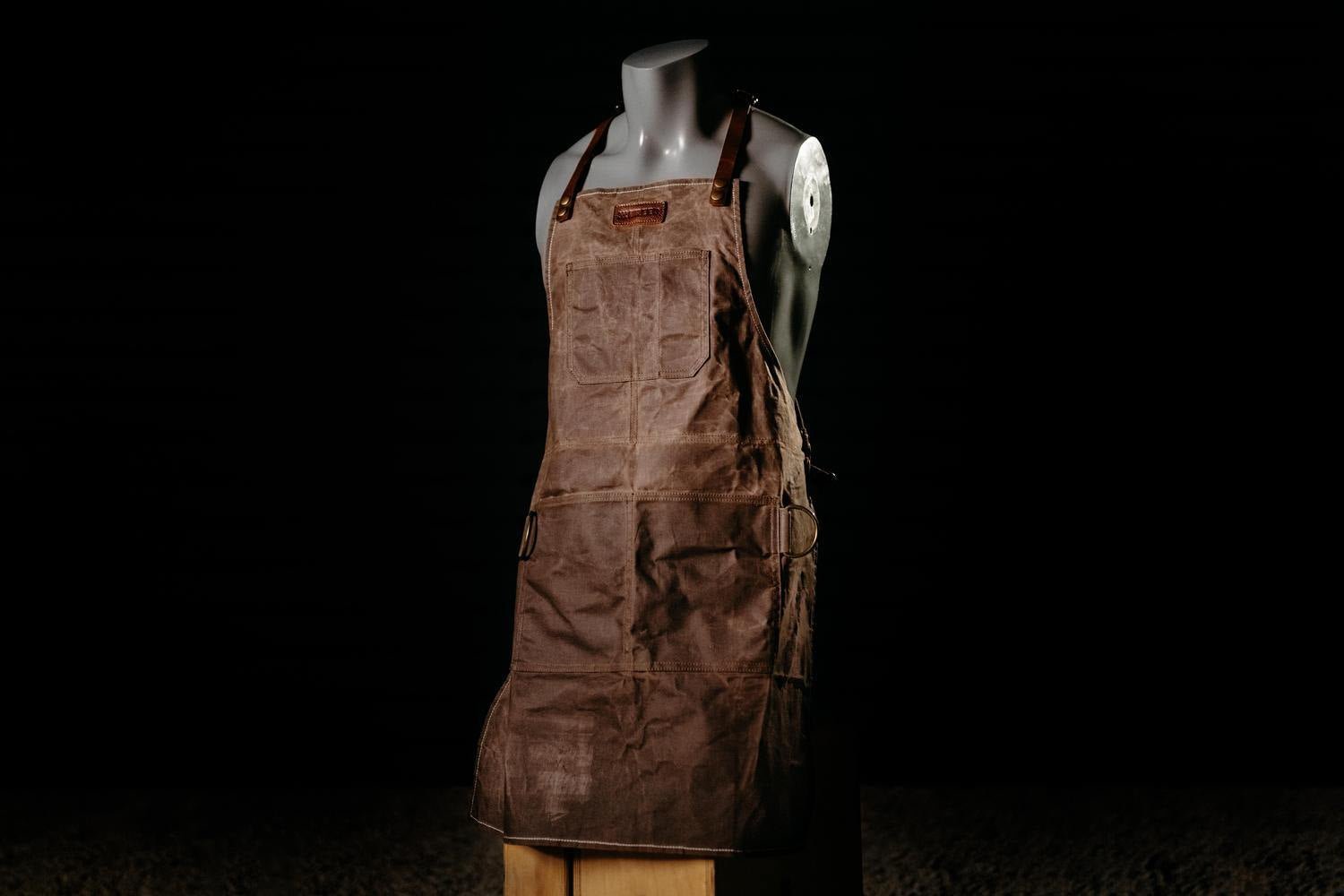 This is an image of the Breeo Waxed Canvas Apron