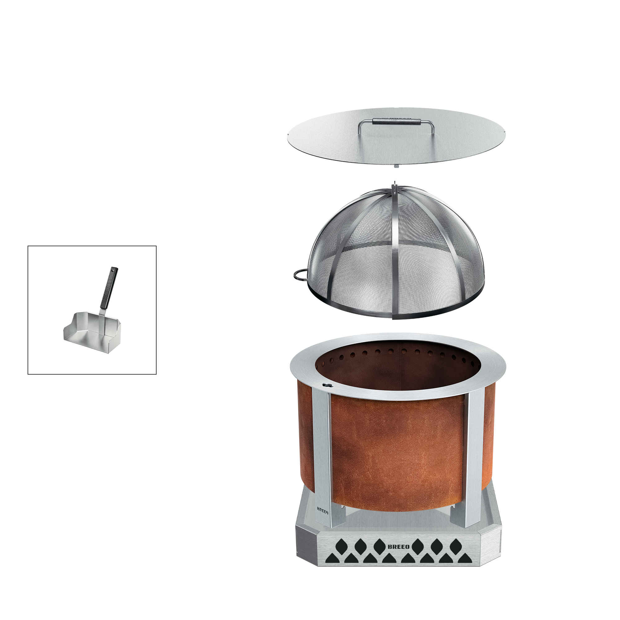 X 19 deck bundle in corten