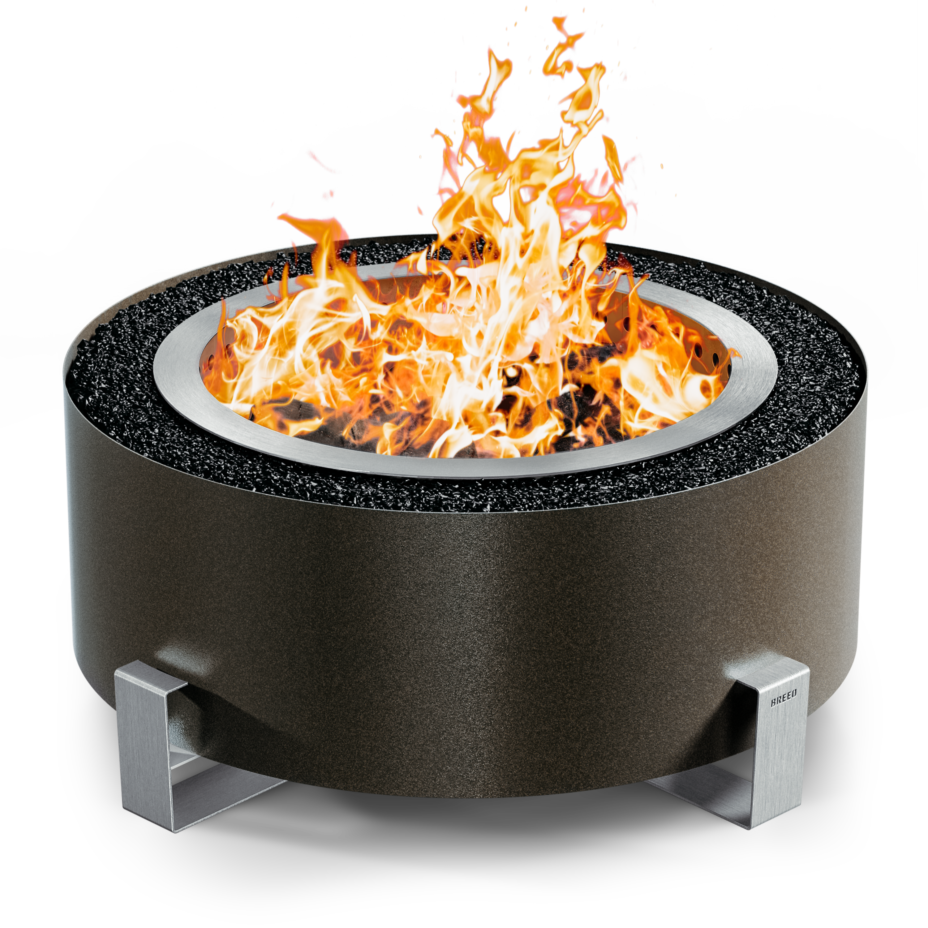 Luxeve Bronze Vein Black Rocks Fire