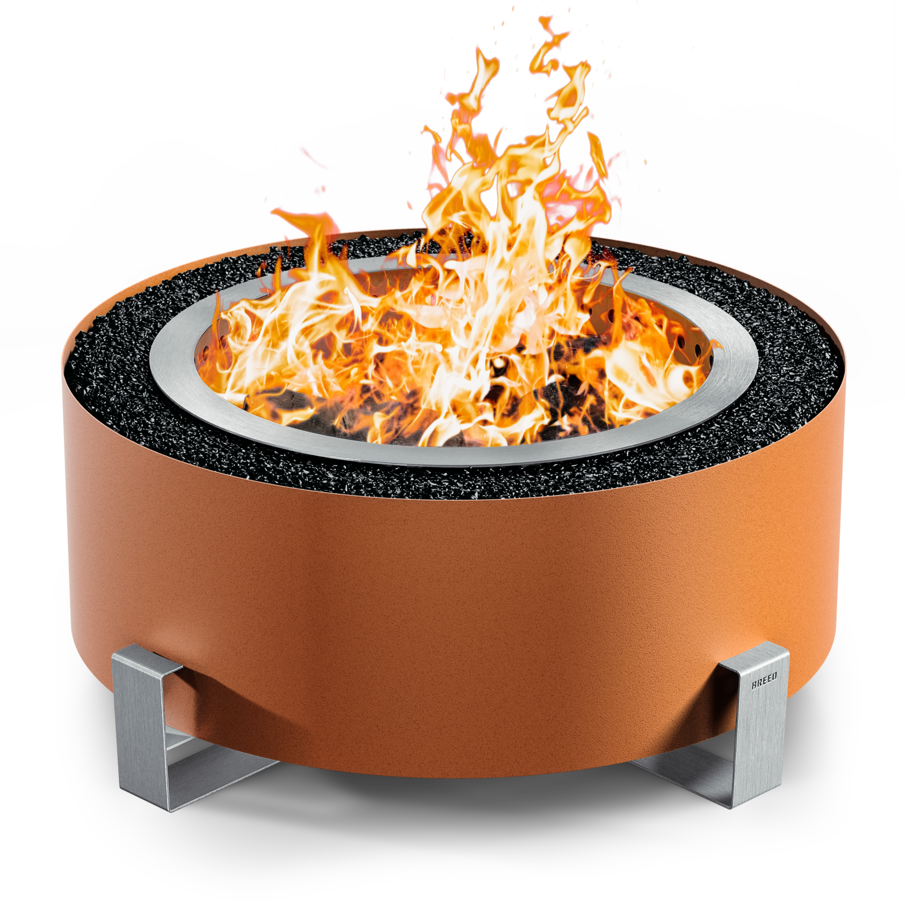 Luxeve Earth Rust Black Rocks Fire