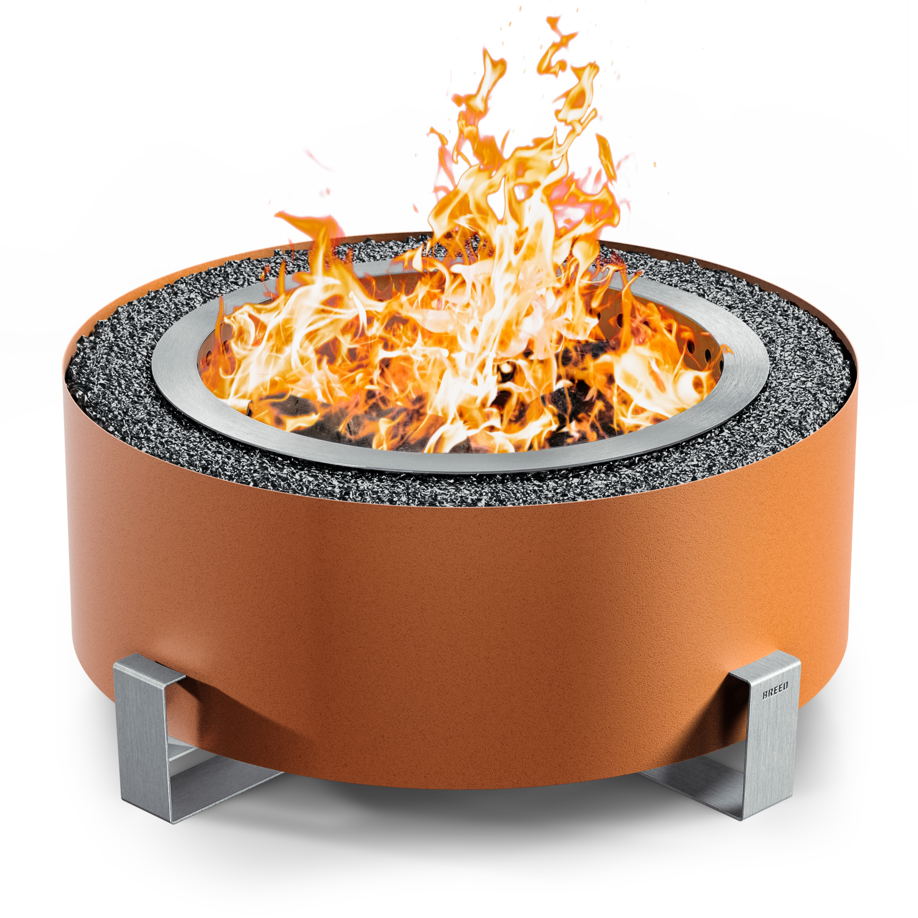 Luxeve Earth Rust Gray Rocks Fire