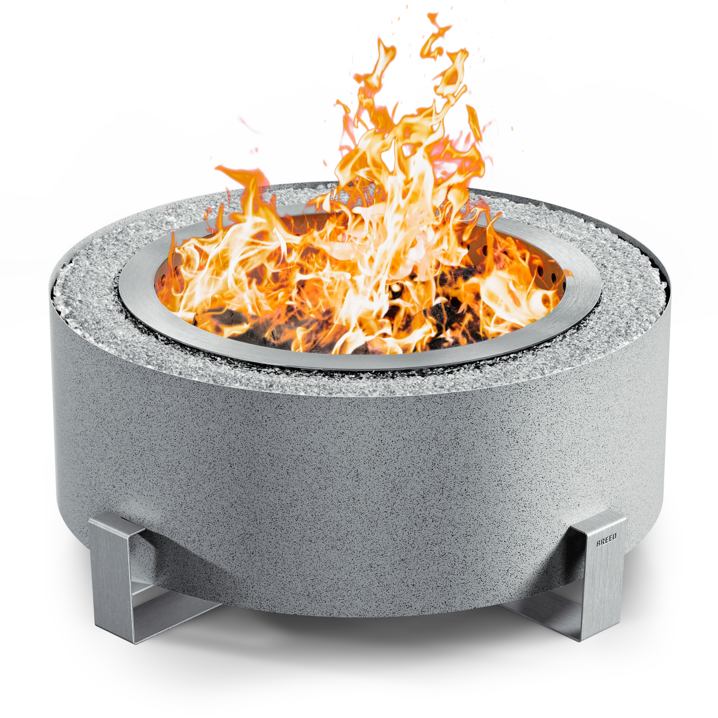 Luxeve Silver Vein White Rocks Fire
