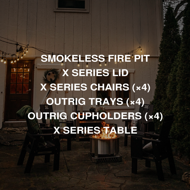 X Series Total Patio Fire Pit Set
