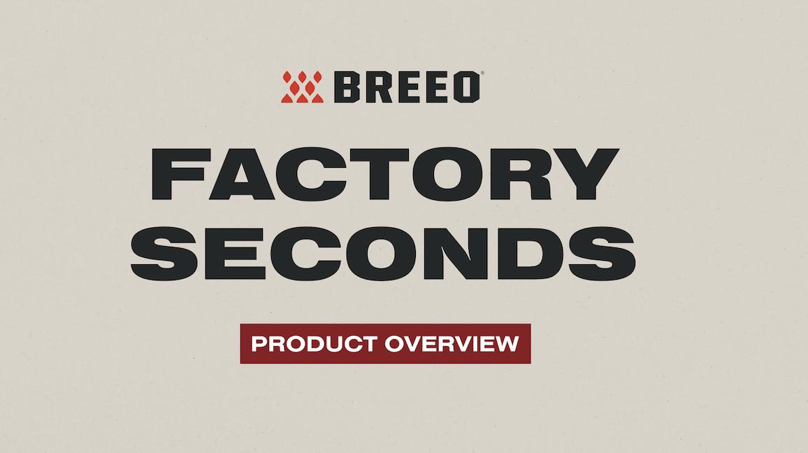 A video that describes what you may expect if purchasing a Breeo factory second