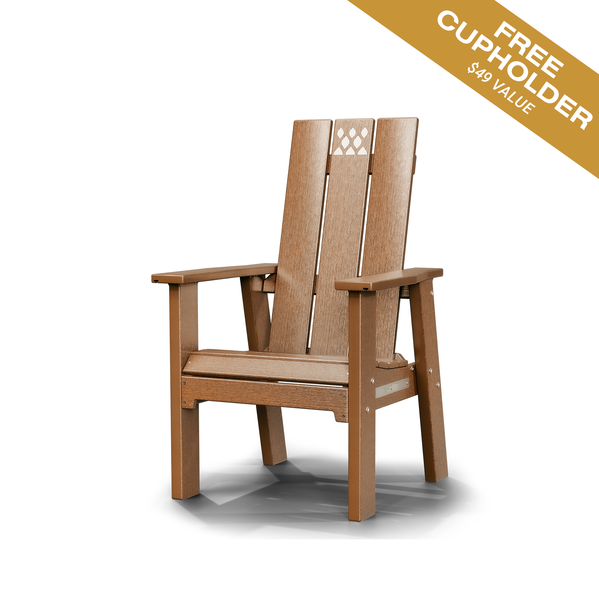 X Series Chair Antique Mahogany Free Cupholder 1
