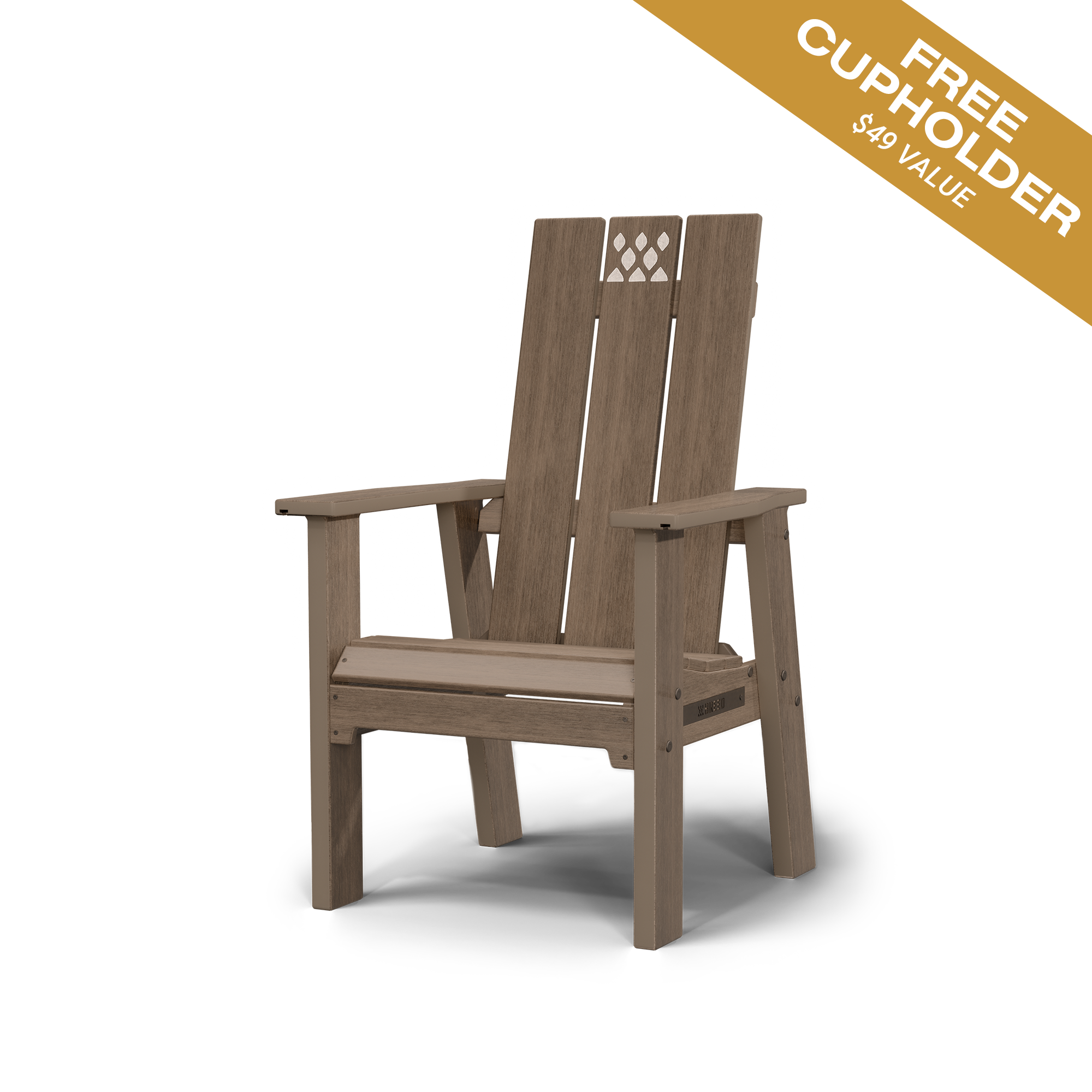 X Series Chair Brazilian Walnut Free Cupholder 1