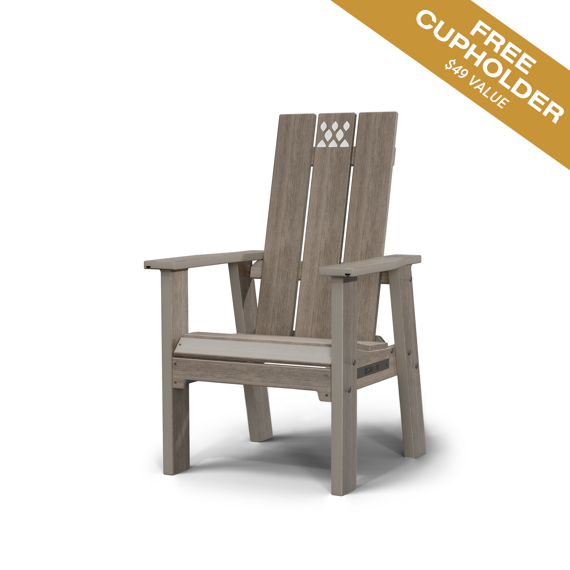 X Series Chair Brazilian Walnut Free Cupholder