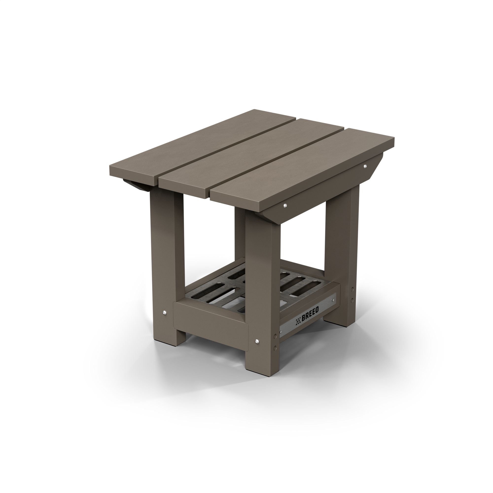 X Series Side Table Coastal Gray wShadow