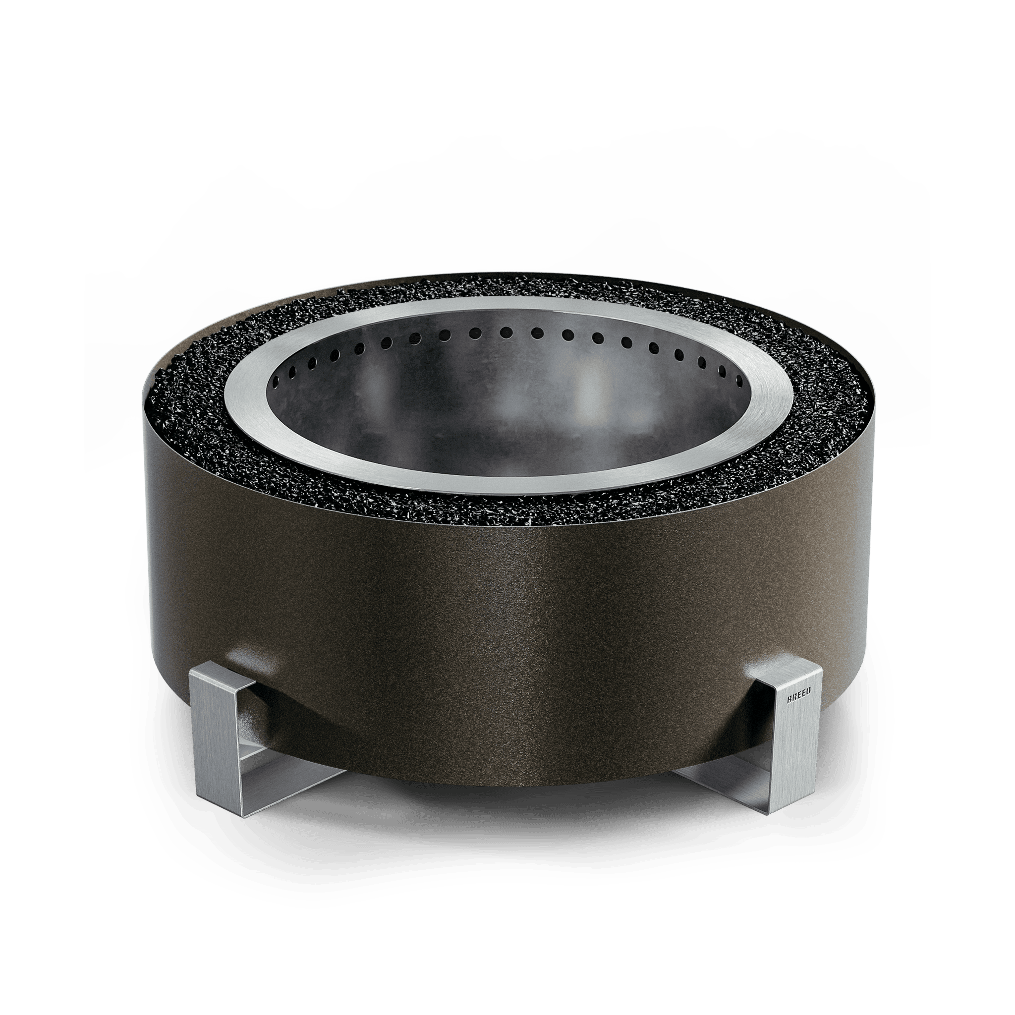 Breeo Luxeve - Bronze Vein with Black Glass
