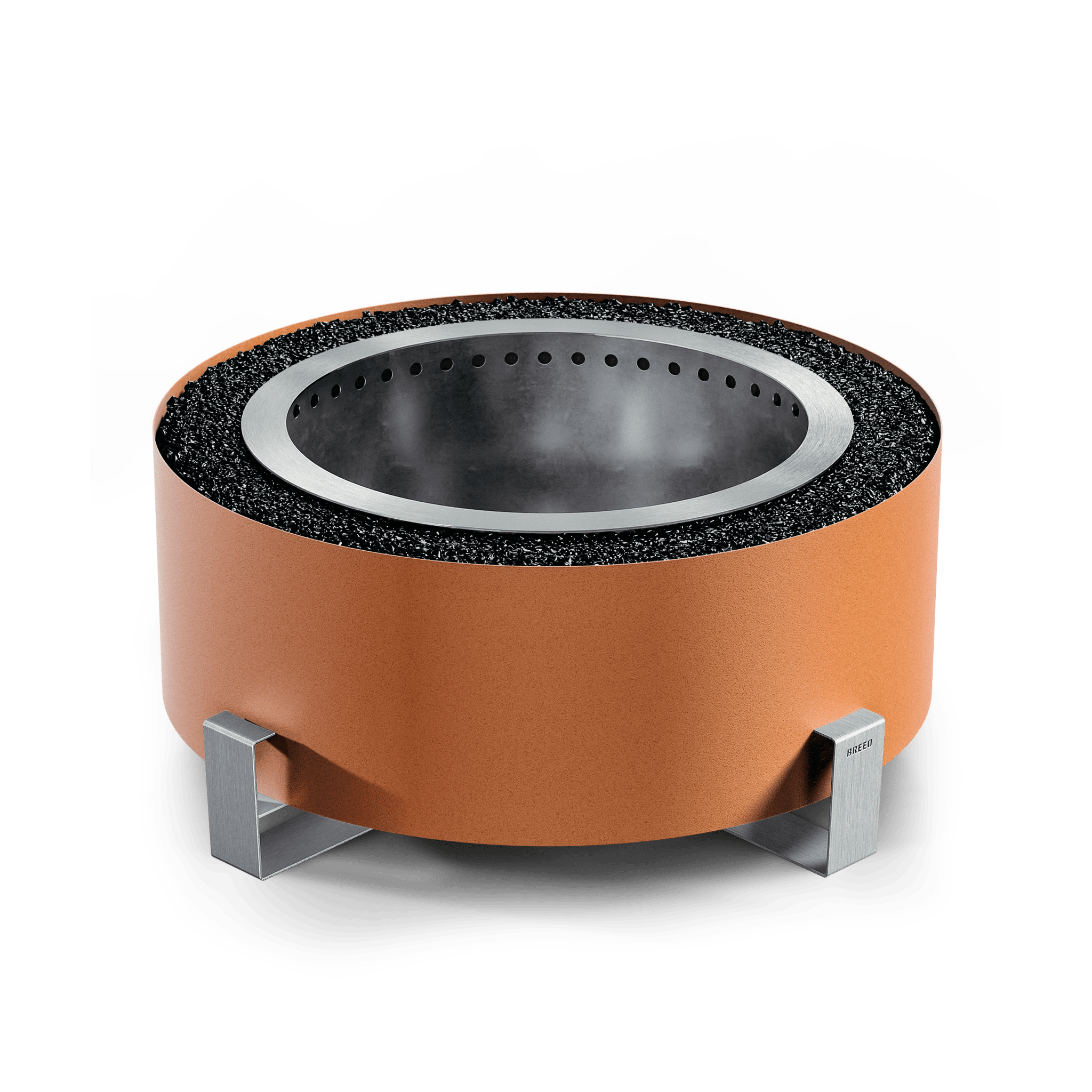 Breeo Luxeve- Earth Rust with black glass
