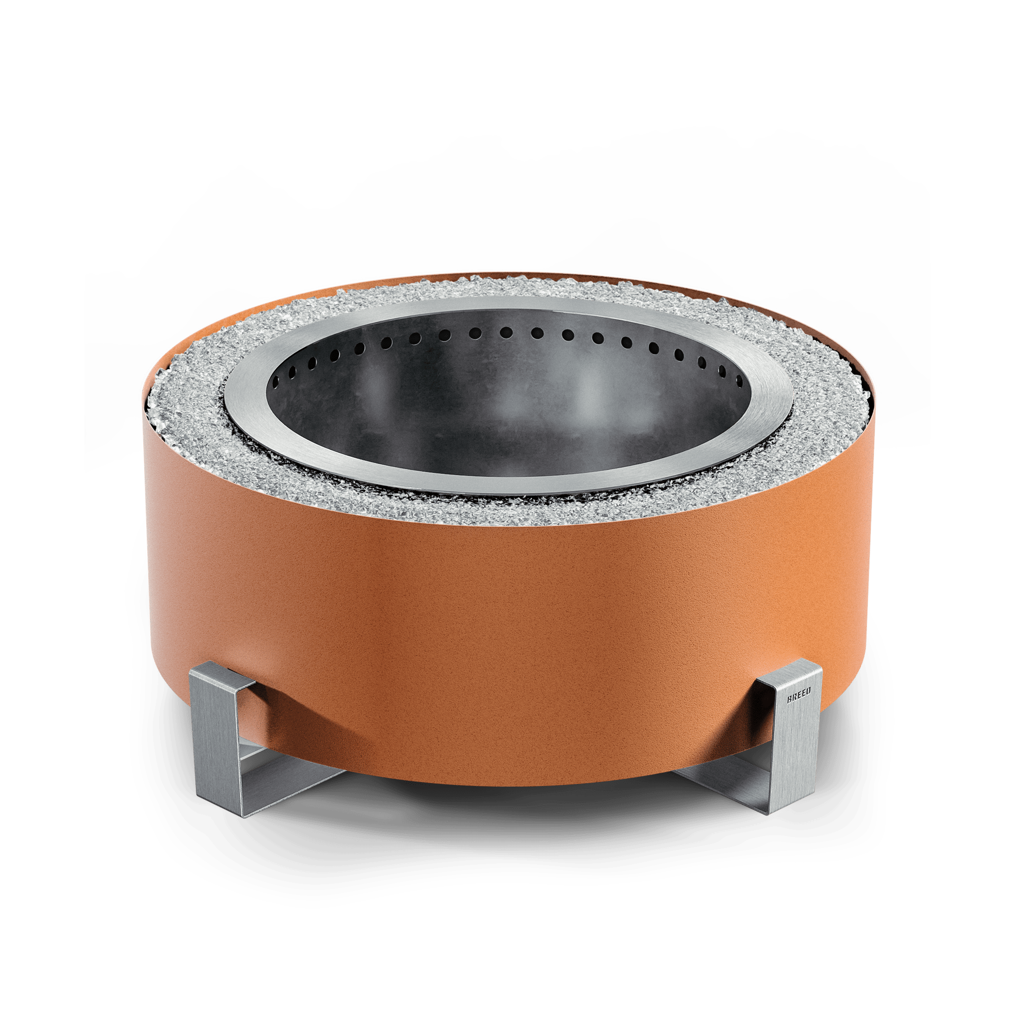 Breeo Luxeve - Earth Rust with Clear Glass