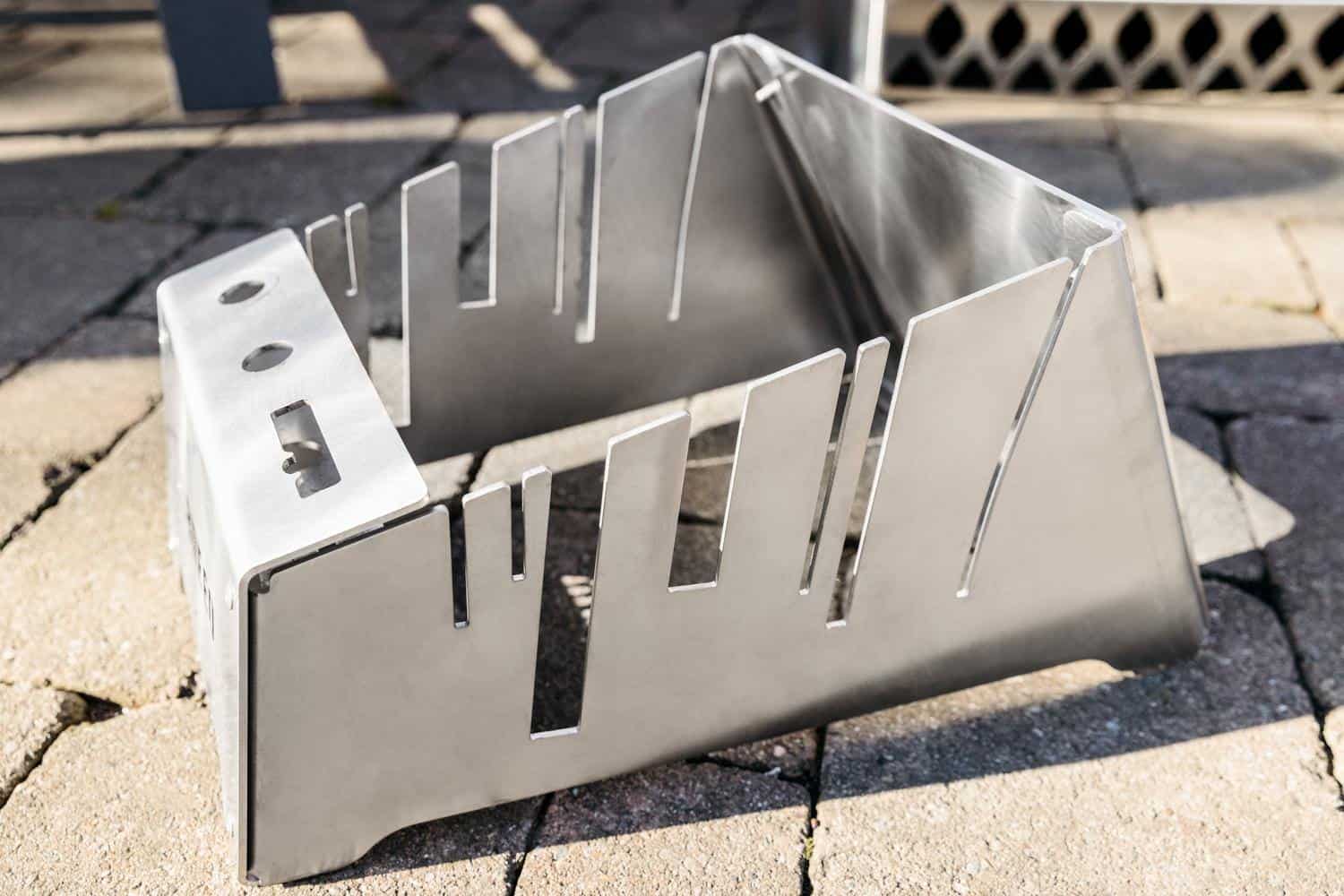 This is a side image of the Breeo Accessory Dock