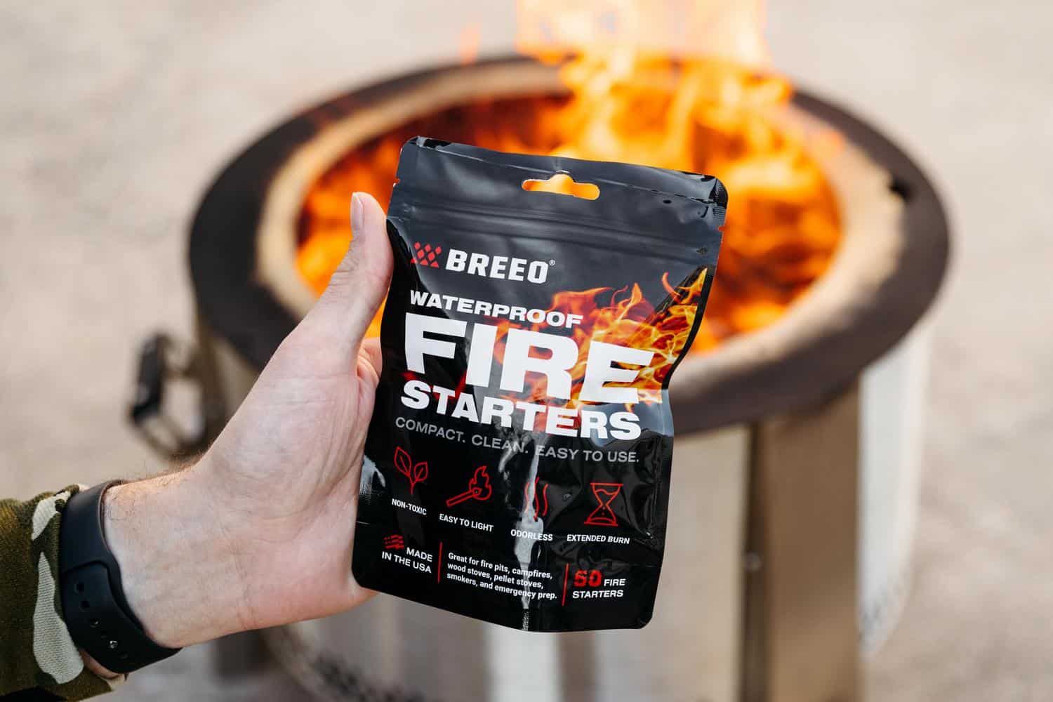 An image of Breeo waterproof firestarters
