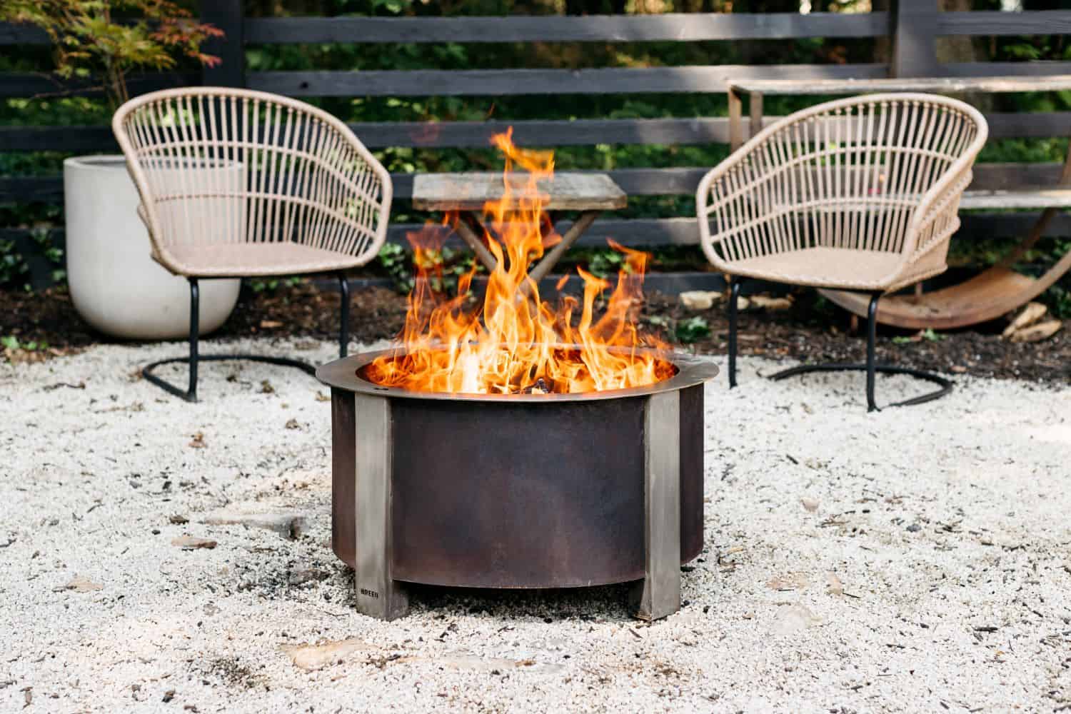 X24 corten firepit