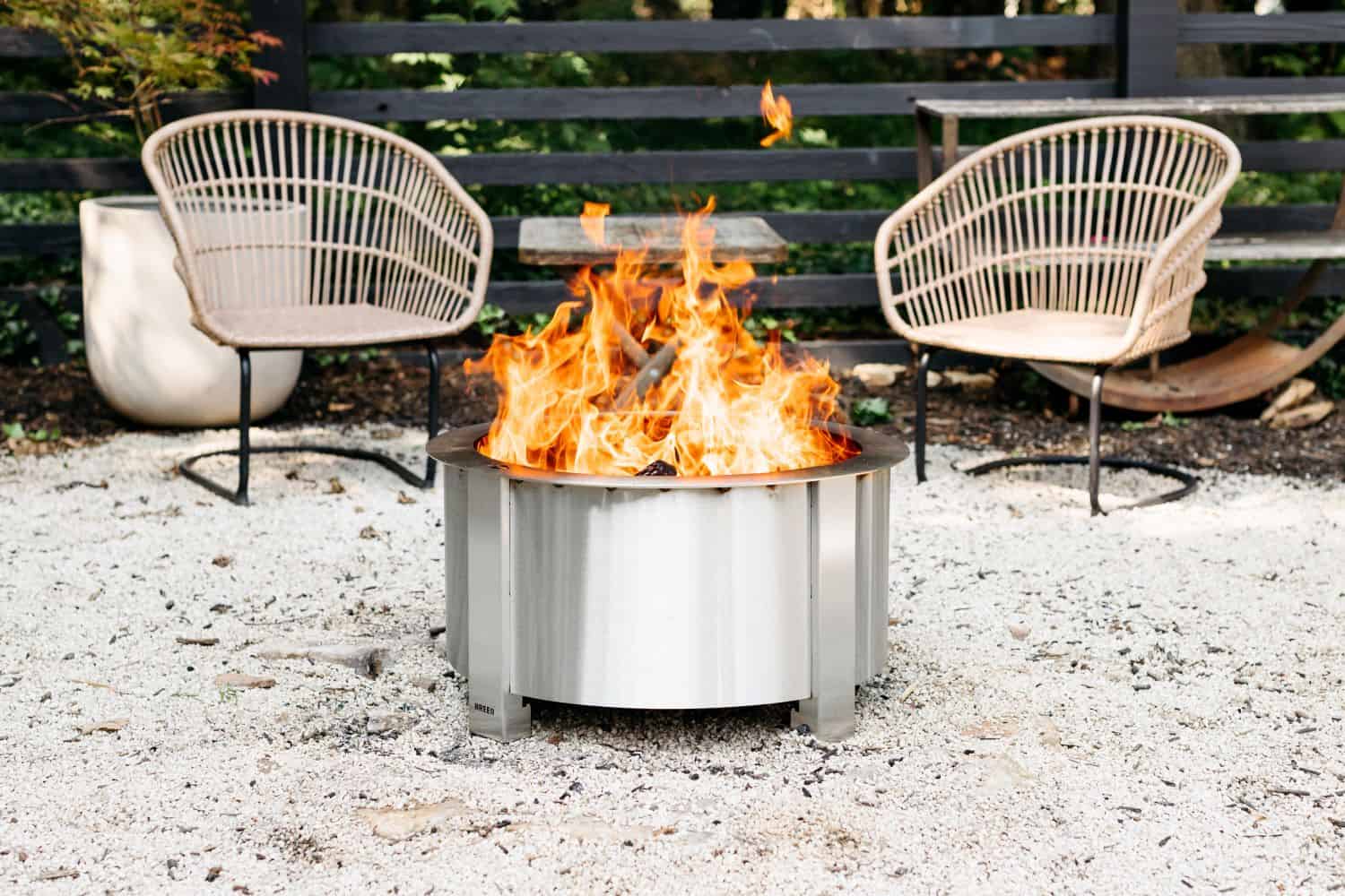 X24 stainless firepit
