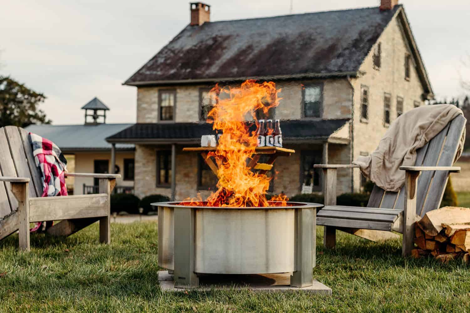 X30 Stainless firepit