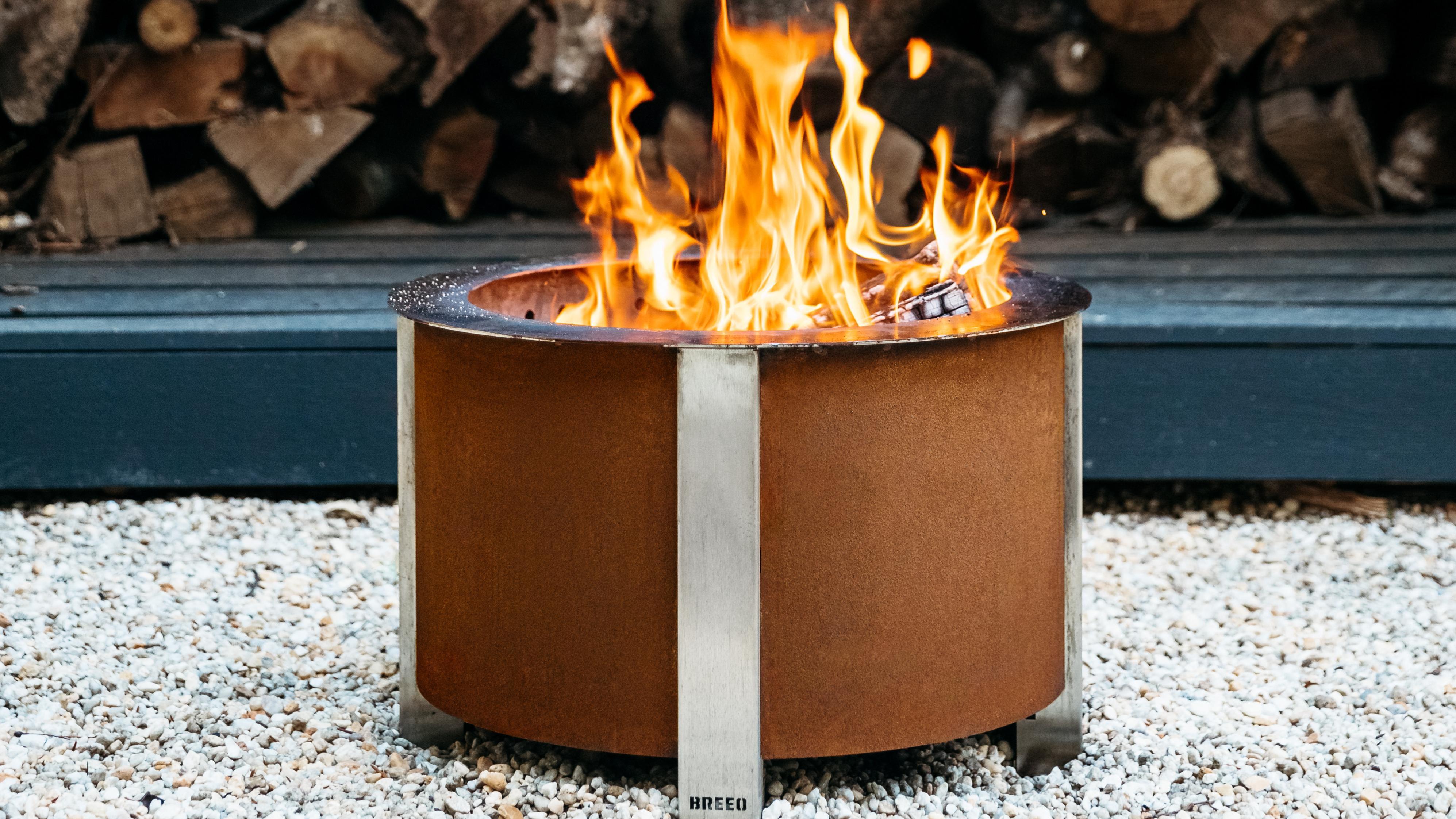 This is an image of the Corten X Series Firepit
