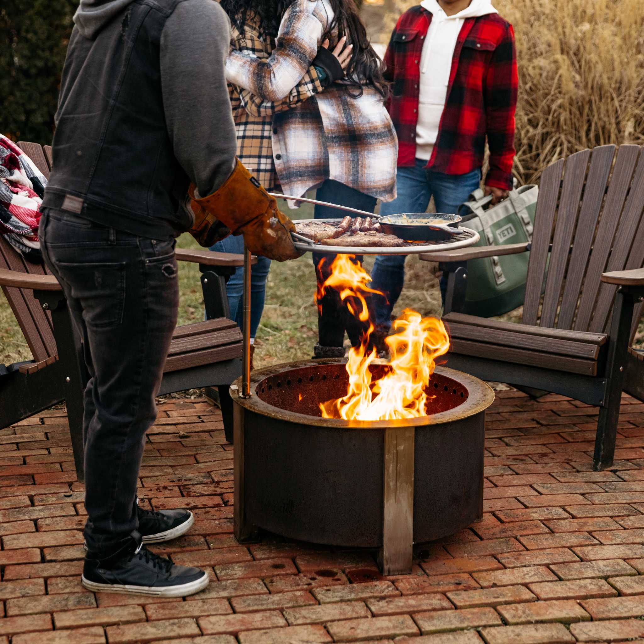 Smokeless Fire Pit Grilling Bundle