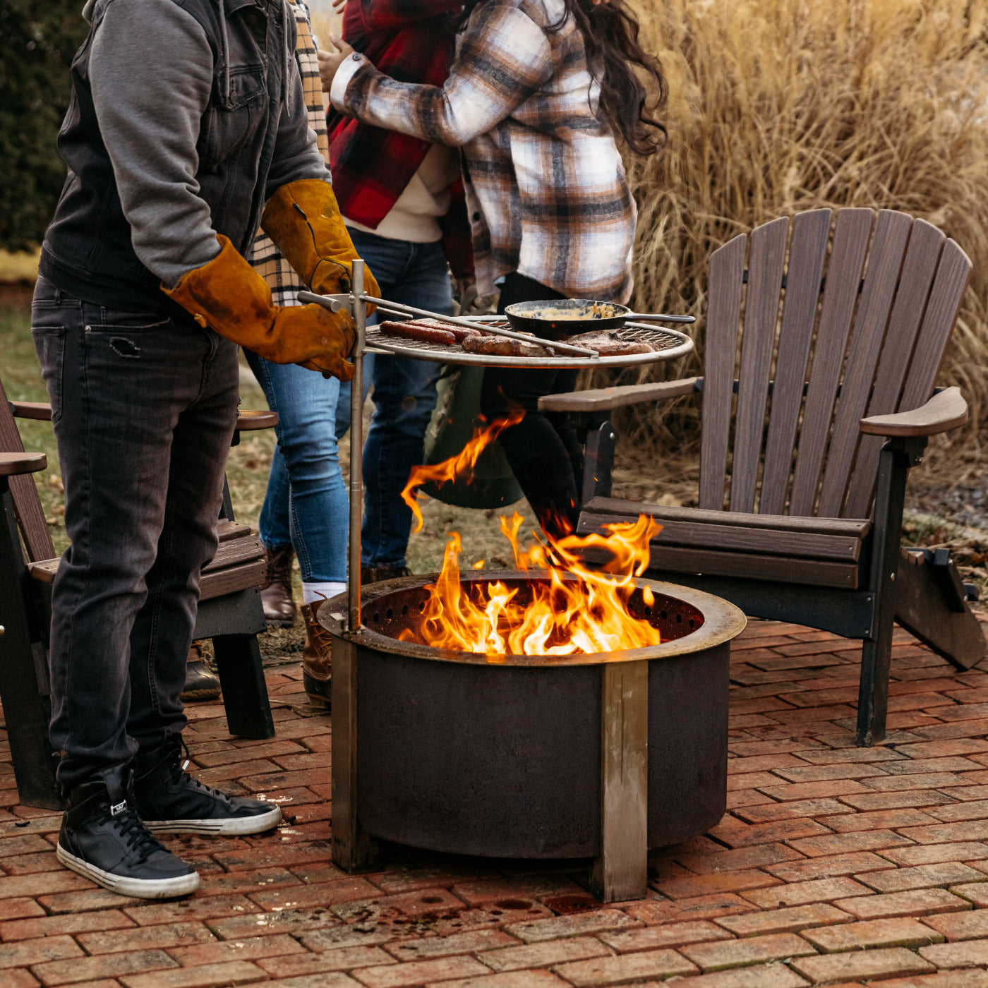 Smokeless Fire Pit Grilling Bundle
