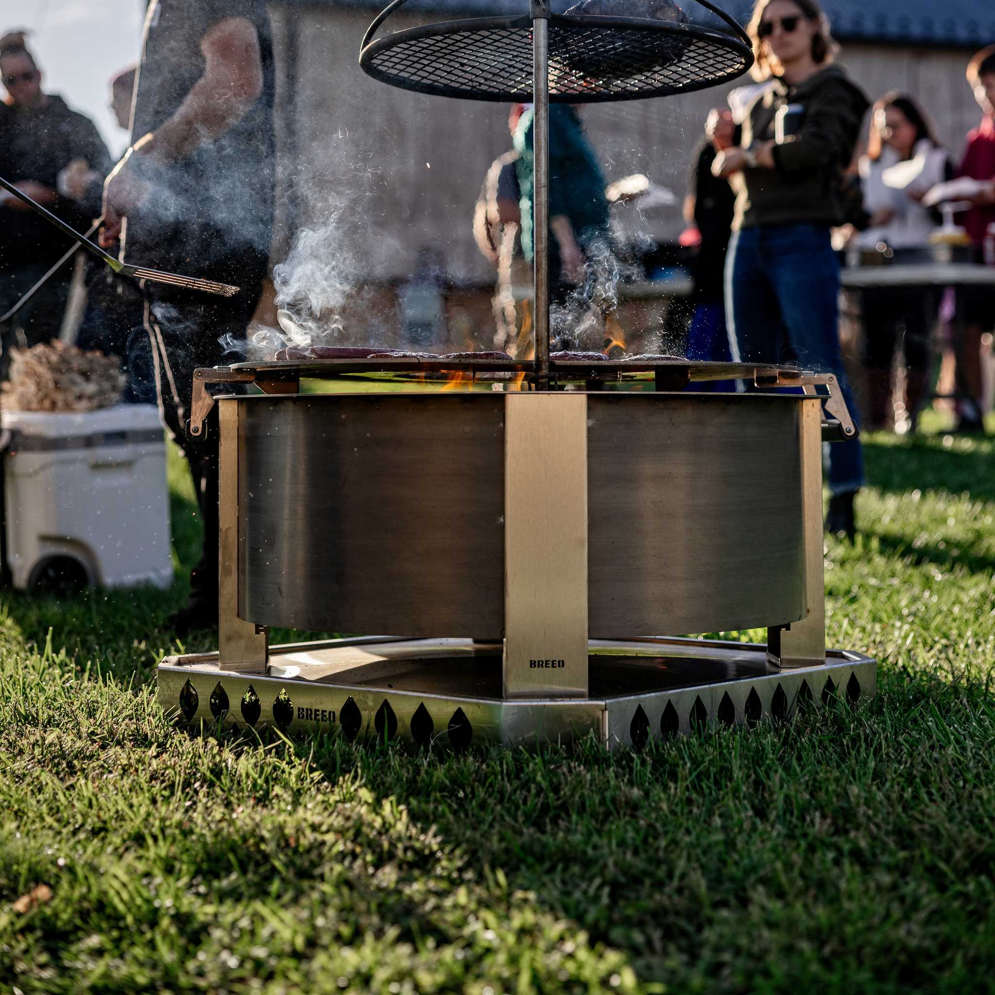 Smokeless Fire Pit Grilling Bundle