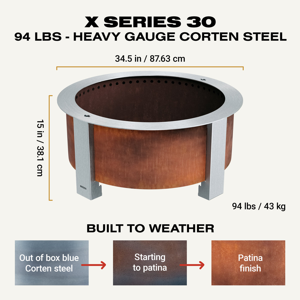 X Series Smokeless Fire Pit