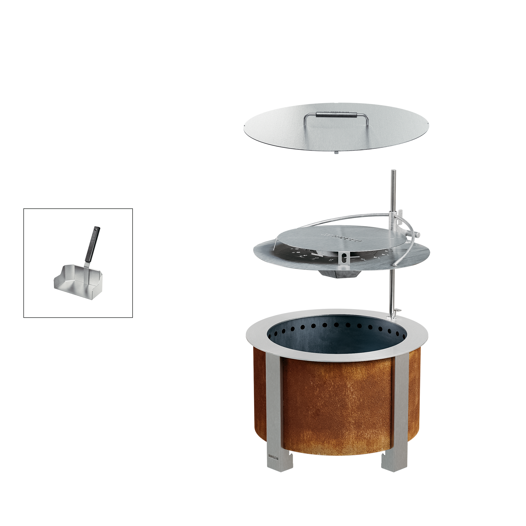 Backyard Warmth Bundle X24 Corten