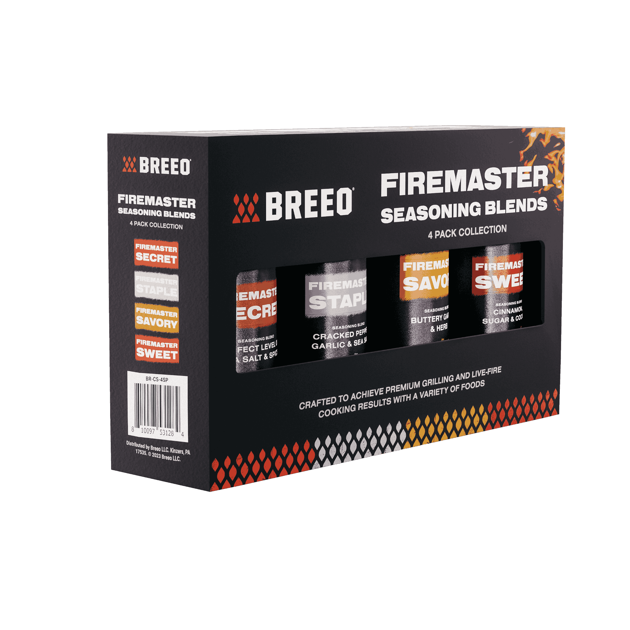 This is an image of the Breeo Firemaster Seasoning Blends