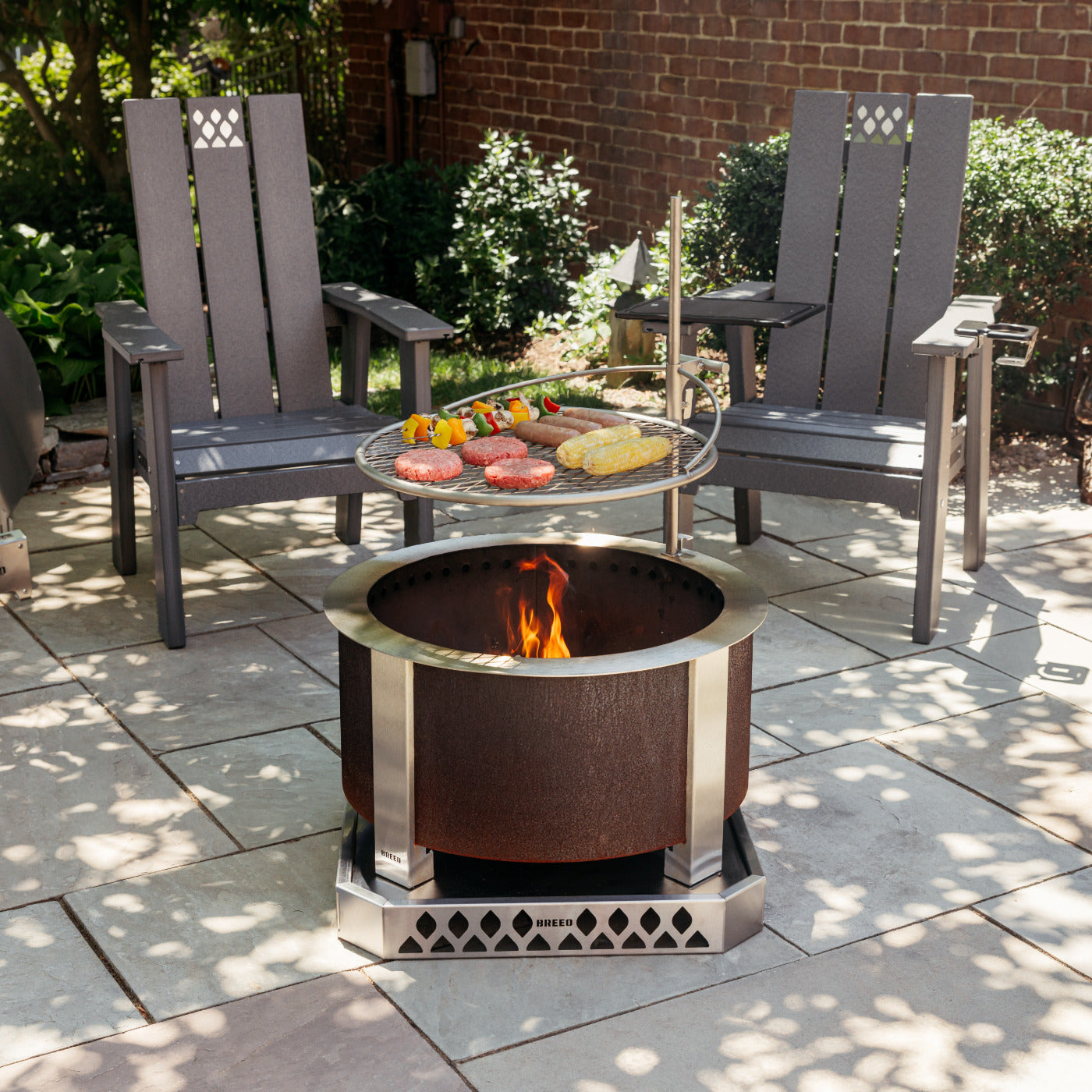 Smokeless Fire Pit Grilling Bundle