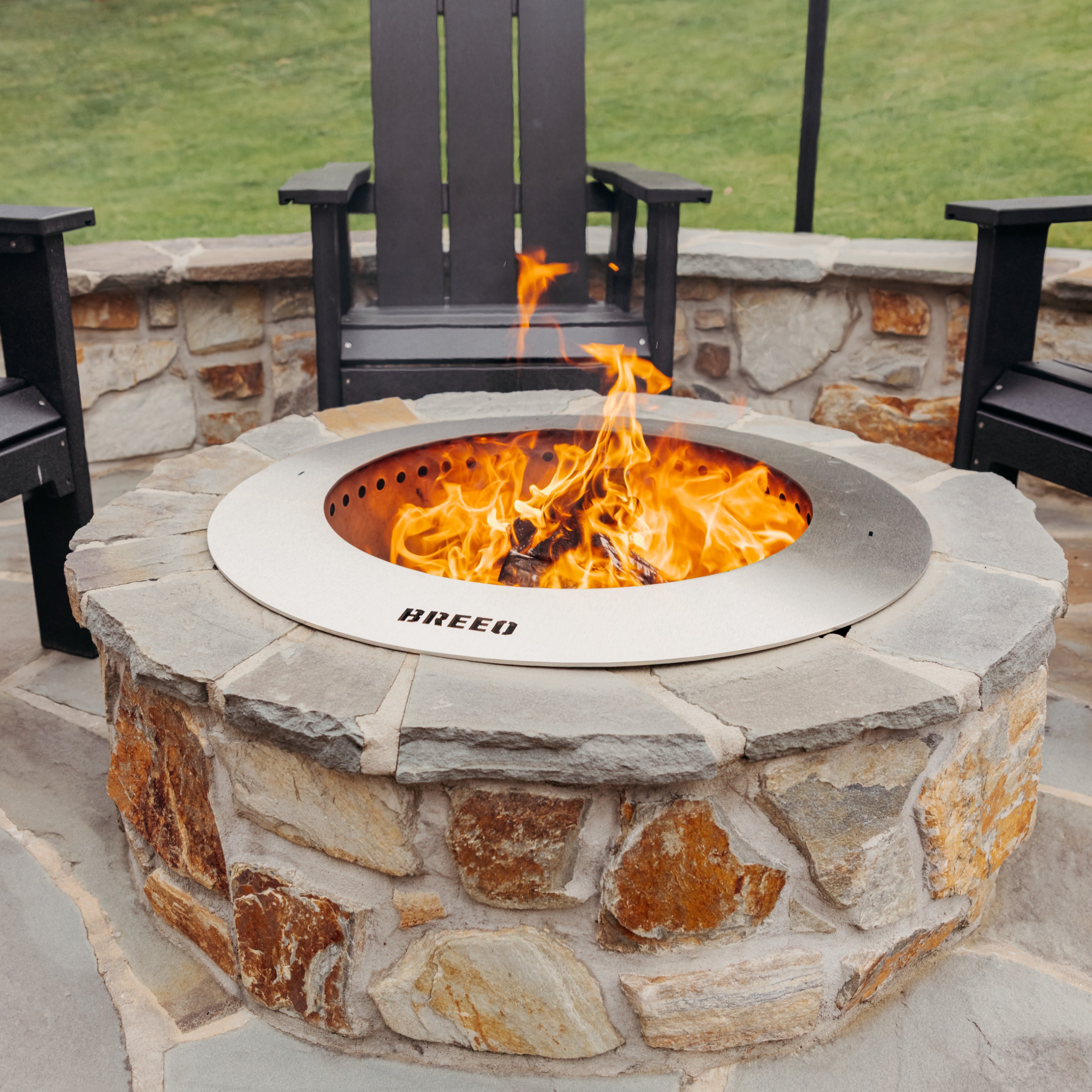中村製作所／Assistance Design  Sonori PIT-700L Breeo Zentro Stainless Steel Smokeless Fire Pit Insert