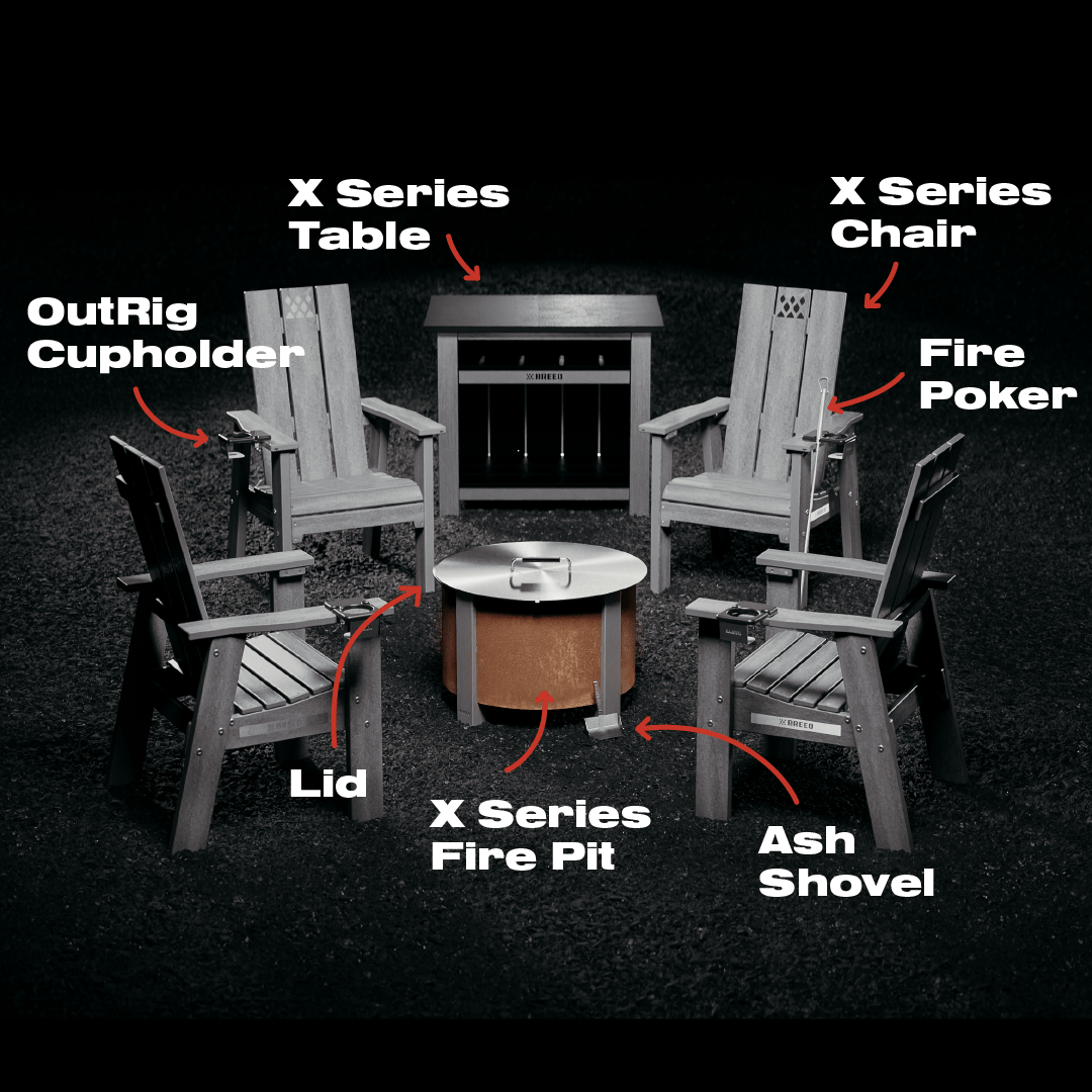 X Series Total Patio Fire Pit Set