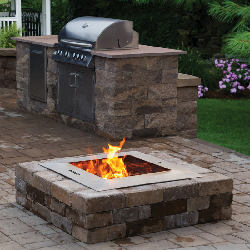 Zentro Stainless Steel Smokeless Fire Pit Insert
