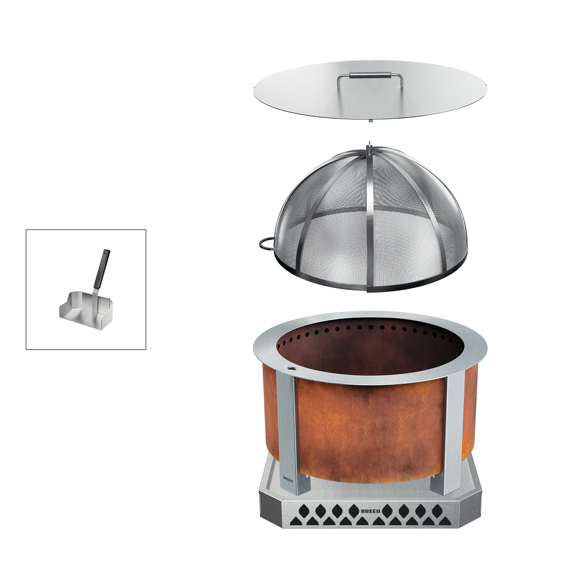 X 24 deck bundle in corten