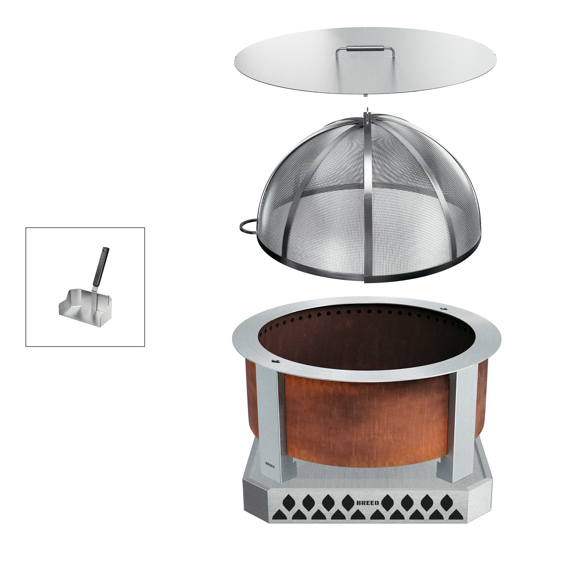 X 30 deck bundle in corten