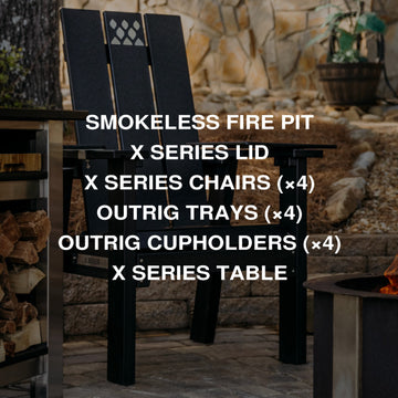X Series Total Patio Fire Pit Set